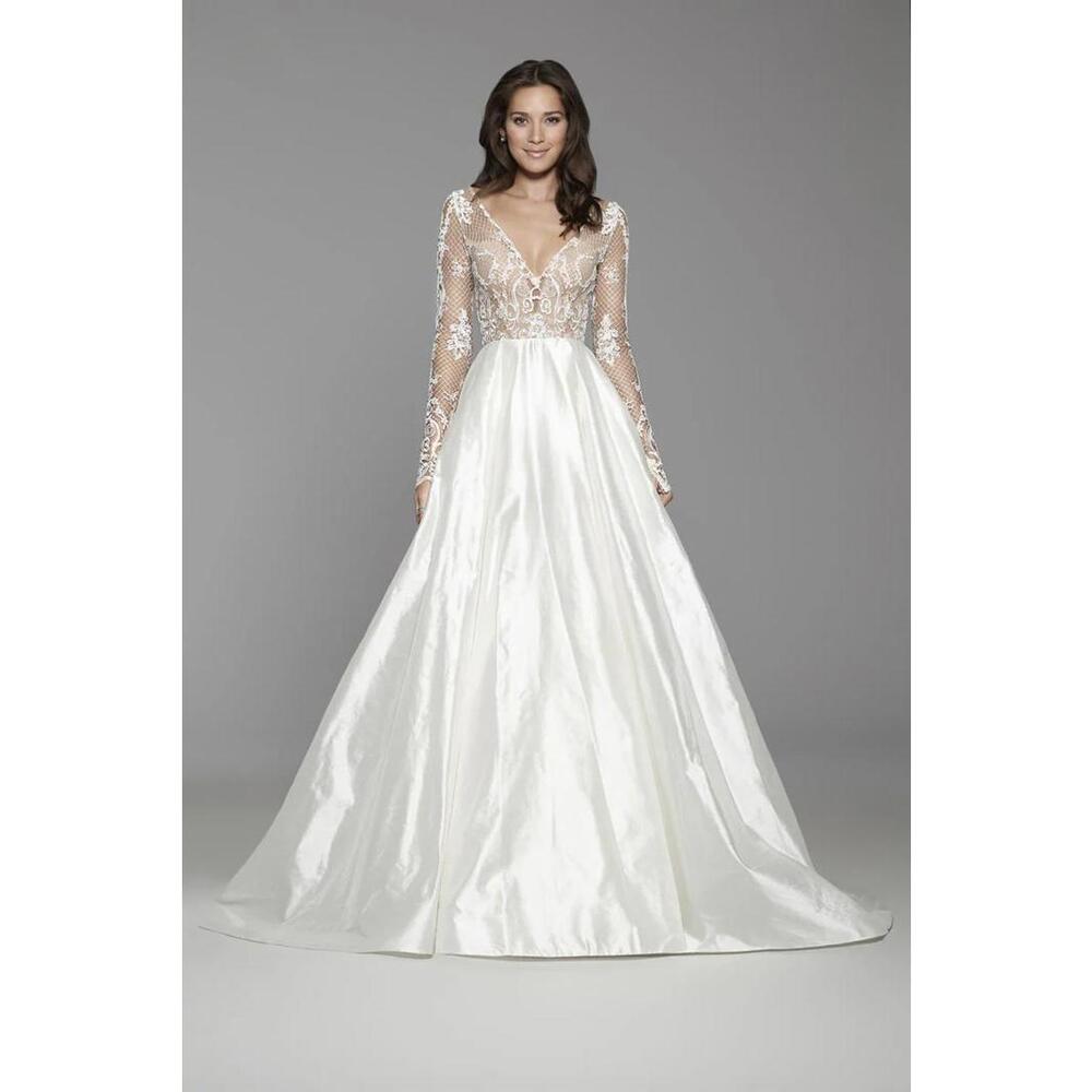 Tara Keely by Lazaro 2759 Bridal wedding gown dress sz 12 Ivory $2600 new nwt